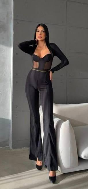 BLACK OVERALLS