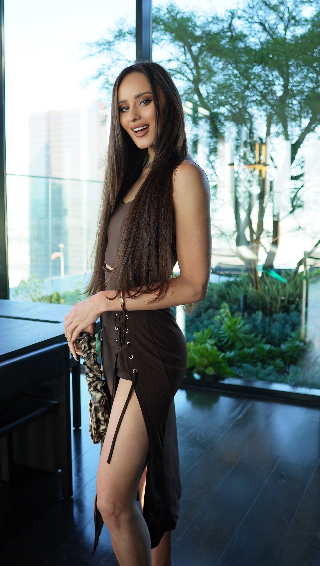 Pretty Brown Dress