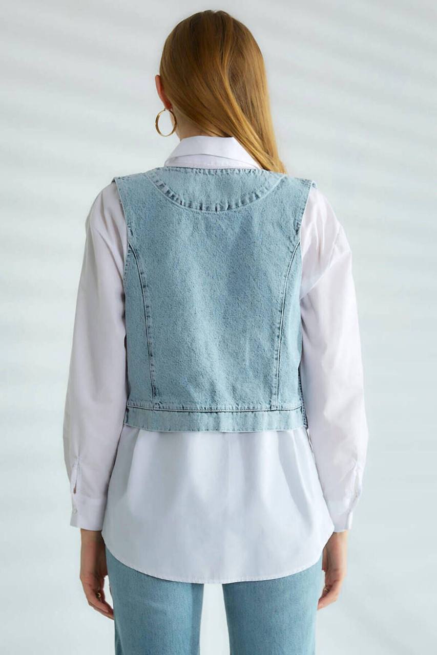 Denim vest