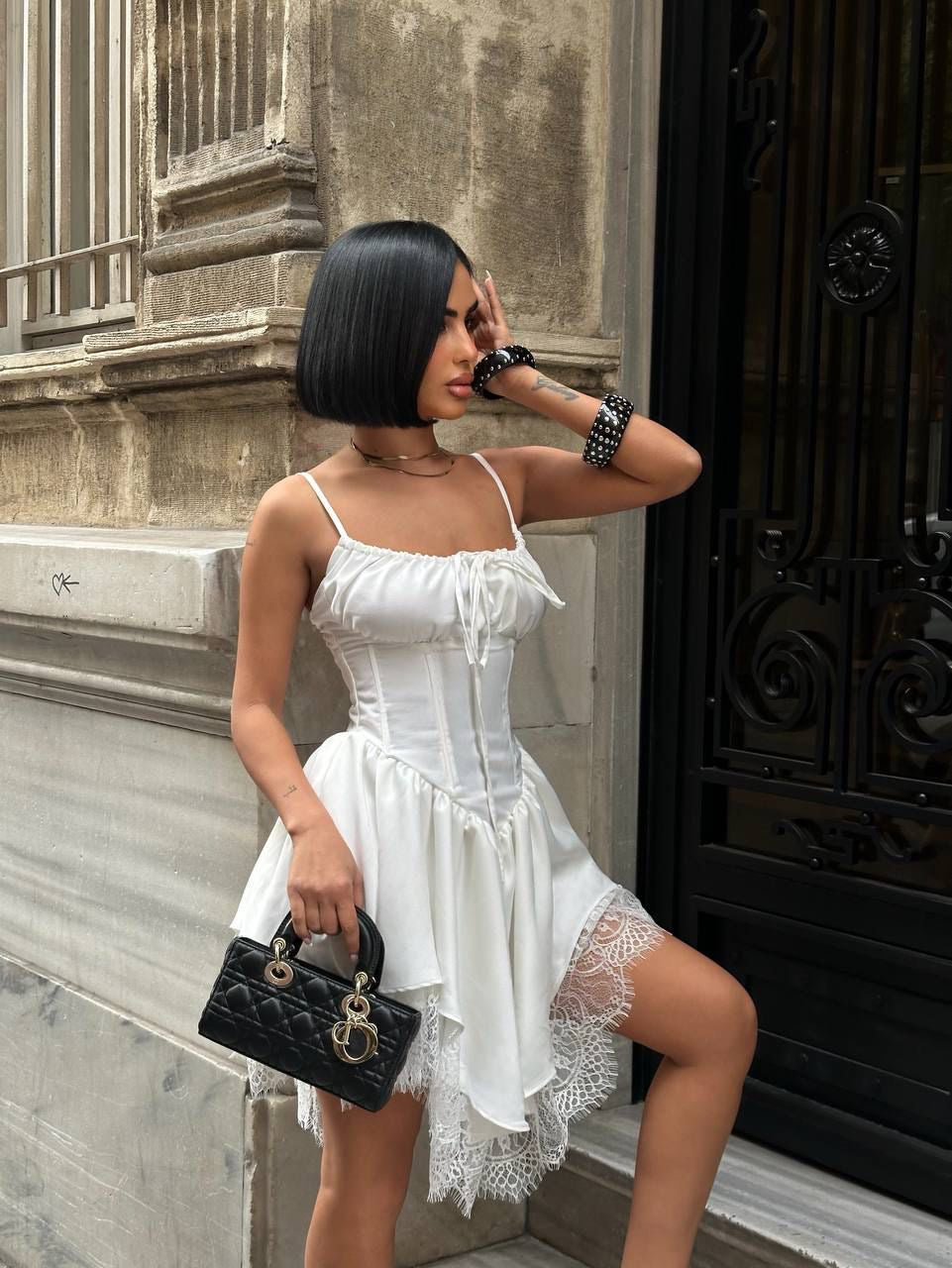 Satin Flowy Dress