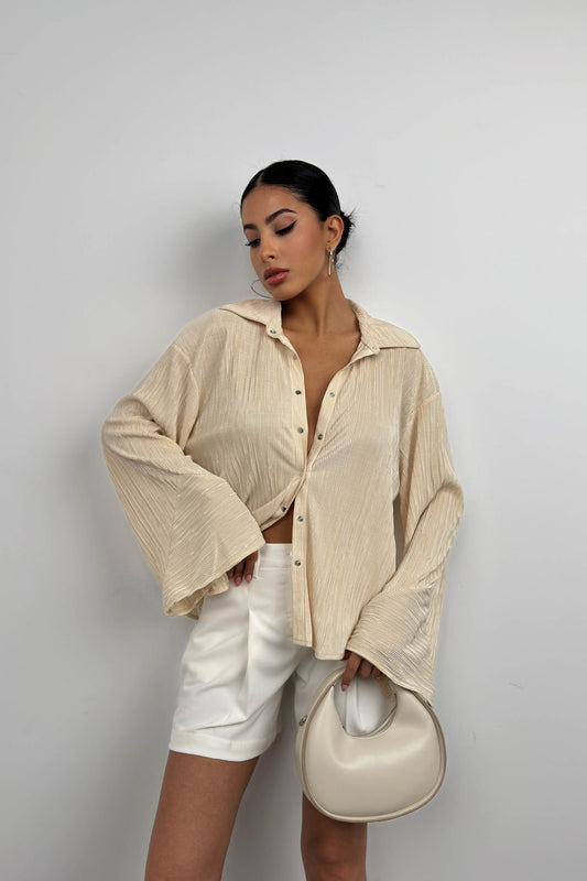 Oversized Textured Shirt