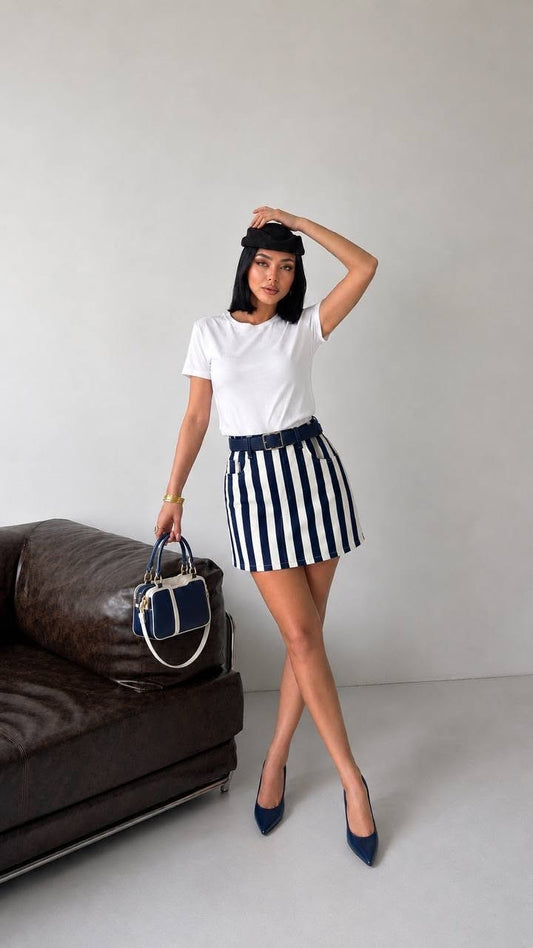 Mini Stripe SKirt