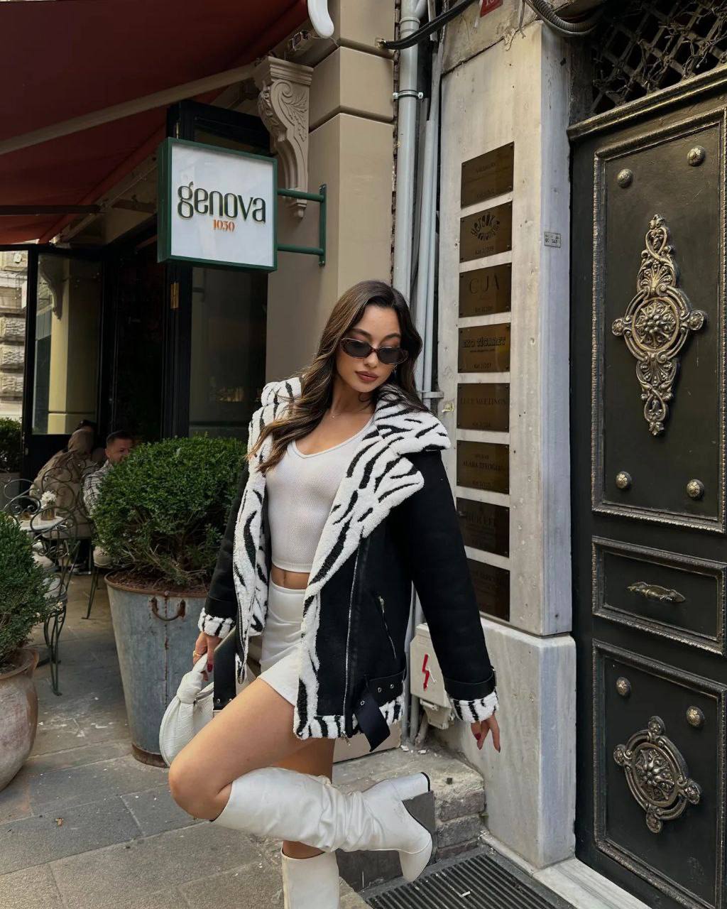 Zebra Pattern Jacket