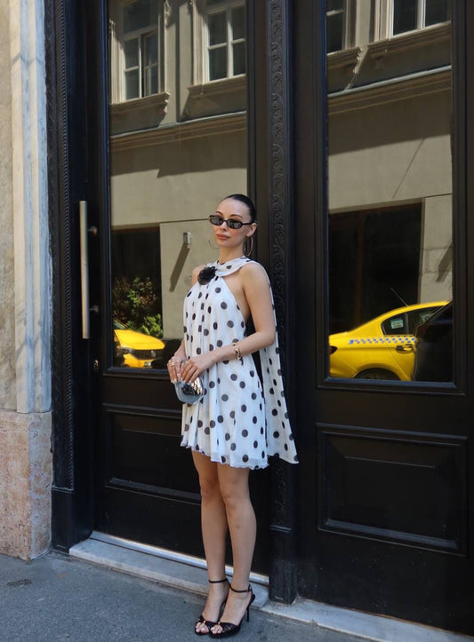 Polka Dot Mini Dress