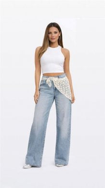 Stylish Jean with Knitwear