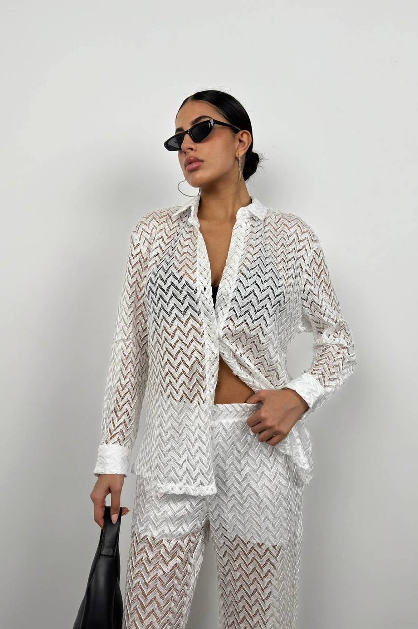 Embroidery Shirt Trousers