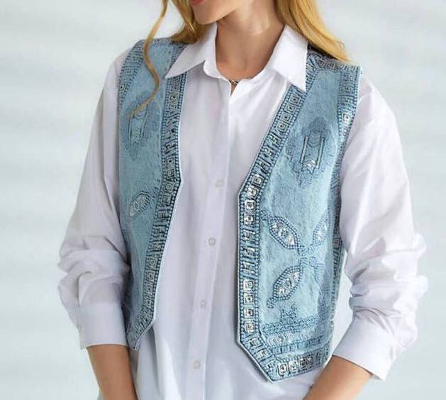 Denim vest