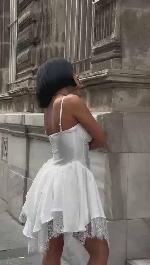 Satin Flowy Dress